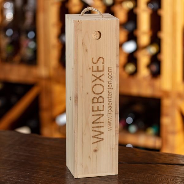 Kutija za vino - jedna boca - slajd