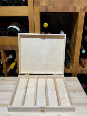 Box for olive oil - five bottles